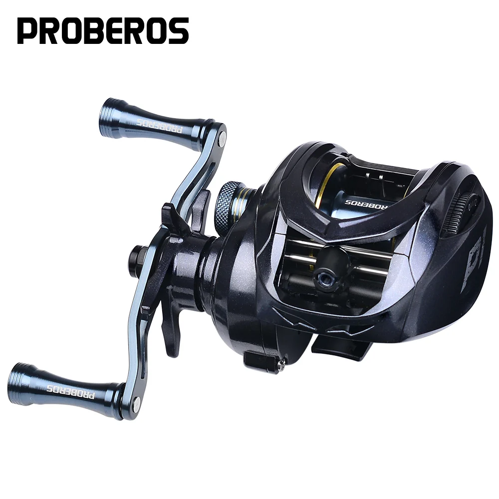PROBEROS 7.2:1 Metal Water Drop Wheel Fishing Reel Long Range Lure Reel 5+1BB Ball Bearings Right and Left Fsihing Reels
PROBEROS 7.2:1 Metal Water Drop Wheel Fishing Reel Long Range Lure Reel 5+1BB Ball Bearings Right and Left Fsihing Reels