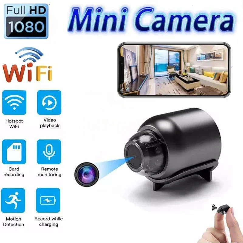 1080P HD Mini Camera Wifi Wireless Smart Home Security Surveillance Camcorder Infrared Night Vision IP Remote View Espia Cameras
1080P HD Mini Camera Wifi Wireless Smart Home Security Surveillance Camcorder Infrared Night Vision IP Remote View Espia Cameras