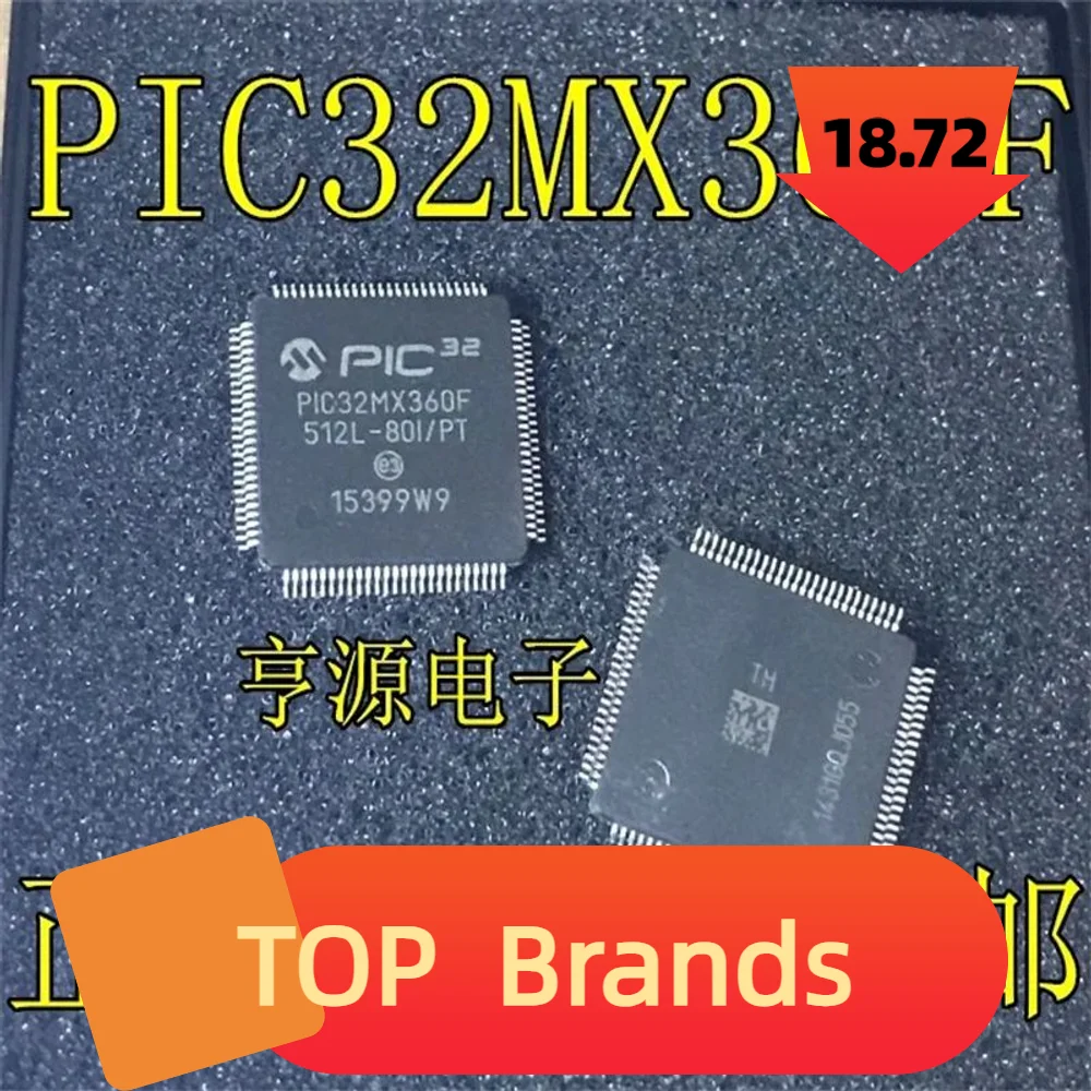 

1-10PCS PIC32MX360F512L-80I/PT PIC32MX360F QFP100 IC Chipset NEW Original