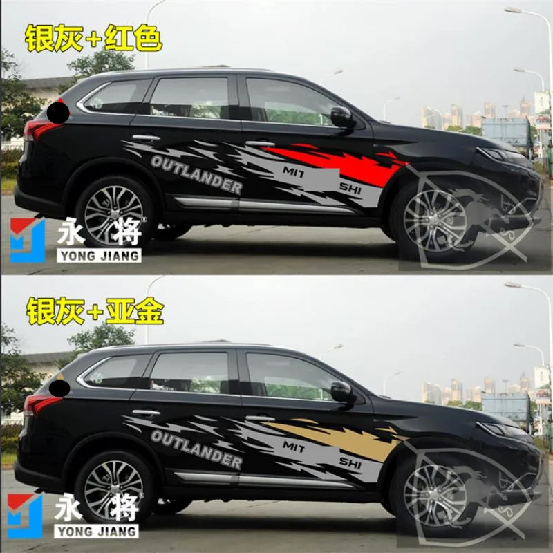 

Car sticker FOR Mitsubishi Outlander 2012-2023 body exterior decoration sports off-road outdoor dedicated Decal film