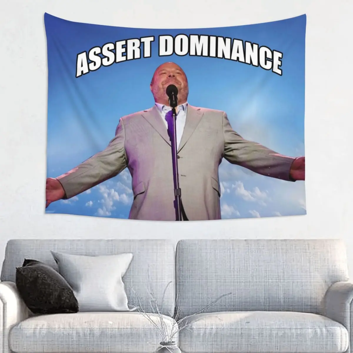 Superior Betram Assert Dominance Tapestry Wall Hanging Hippie Polyester Tapestry Home Decor for Living Room Bedroom Wall Cloth
Superior Betram Assert Dominance Tapestry Wall Hanging Hippie Polyester Tapestry Home Decor for Living Room Bedroom Wall Cloth