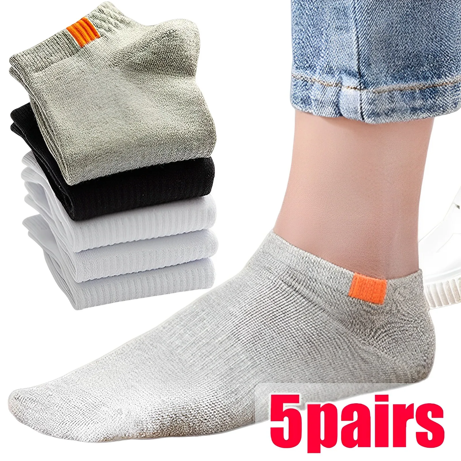 Men Bamboo Fiber Summer Men Socks Breathable Cotton Sports Sock Breathable Deodorant Business Anklet Socks Size 37-45
Men Bamboo Fiber Summer Men Socks Breathable Cotton Sports Sock Breathable Deodorant Business Anklet Socks Size 37-45