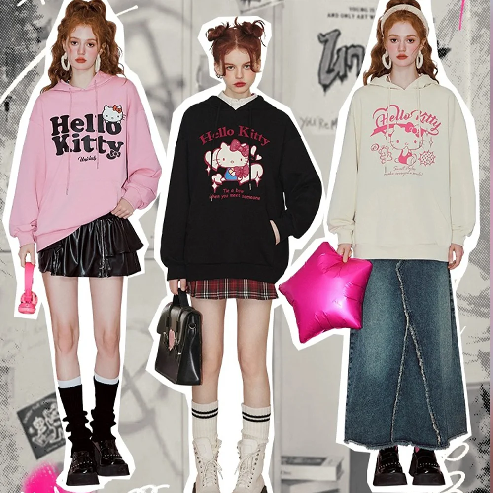 2023 New Autumn hoodie Hellokitty High-End Design Cartoon Long-Sleeved Cute Girl Fashion Casual hoodie Girl Gifts
2023 New Autumn hoodie Hellokitty High-End Design Cartoon Long-Sleeved Cute Girl Fashion Casual hoodie Girl Gifts