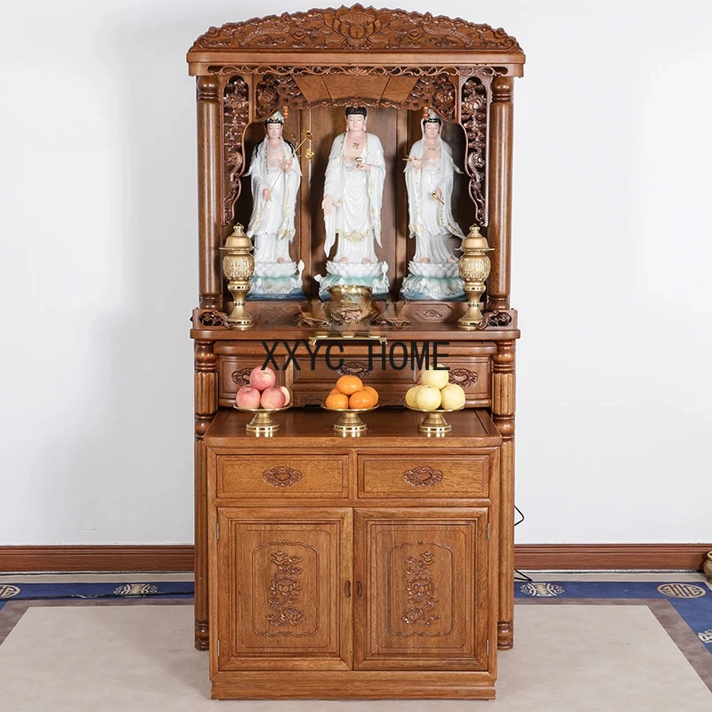 Solid Wood Altar Buddha Shrine Household Clothes Closet Chinese Buddha Cabinet Altar Bodhisattva Altar
Solid Wood Altar Buddha Shrine Household Clothes Closet Chinese Buddha Cabinet Altar Bodhisattva Altar