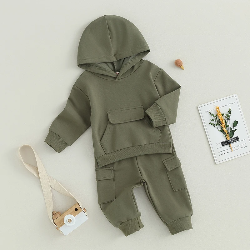Toddler Baby Boys Outfits Long Sleeve Hoodie with Elastic Waist Sweatpants Infant Fall Winter Clothes
Toddler Baby Boys Outfits Long Sleeve Hoodie with Elastic Waist Sweatpants Infant Fall Winter Clothes