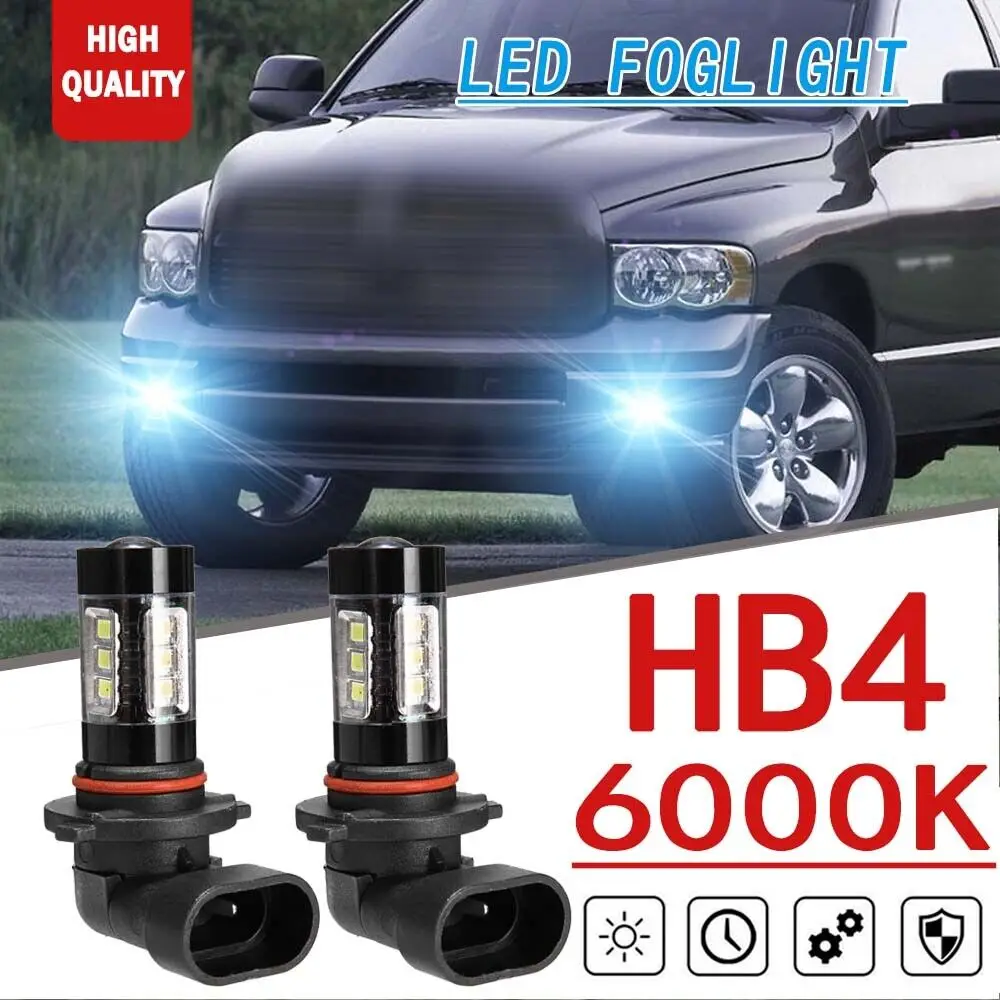 For Dodge RAM 1500 2500 3500 2013-2018 2X 9006 HB4 White 80W LED Fog Light Bulbs 
For Dodge RAM 1500 2500 3500 2013-2018 2X 9006 HB4 White 80W LED Fog Light Bulbs