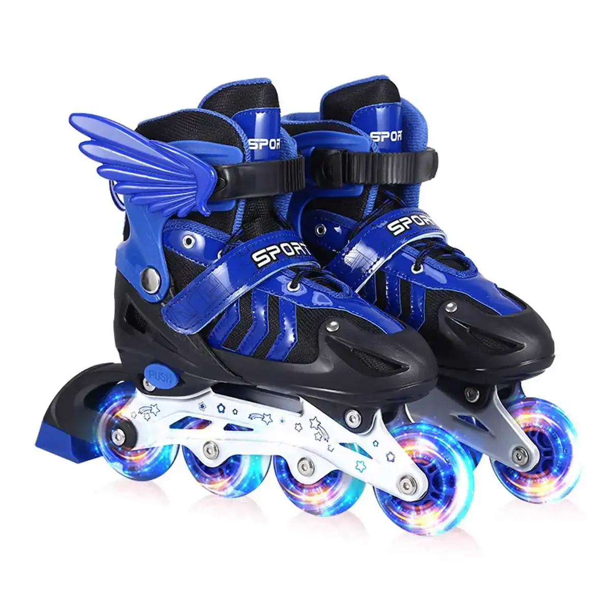 Boy's Girl's Full Set Kids Inline Skates Combo Set 4 Wheels Flash Skates Shoes Children Adjustable Skates Roller Skates
Boy's Girl's Full Set Kids Inline Skates Combo Set 4 Wheels Flash Skates Shoes Children Adjustable Skates Roller Skates