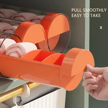 Long Cylindrical Sock Storage Boxes Drawer Style 6 lattices Underpants Dustproof Organizer Home Bedroom Portable Space Saver Box
Long Cylindrical Sock Storage Boxes Drawer Style 6 lattices Underpants Dustproof Organizer Home Bedroom Portable Space Saver Box