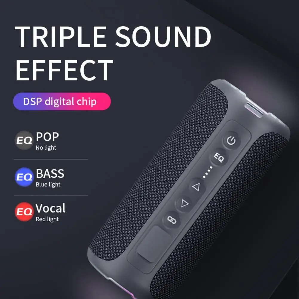 Lightweight Fashionable Bluetooth-compatible Portable Loudspeaker Rechargeable Sound Box High Fidelity for Party
Lightweight Fashionable Bluetooth-compatible Portable Loudspeaker Rechargeable Sound Box High Fidelity for Party