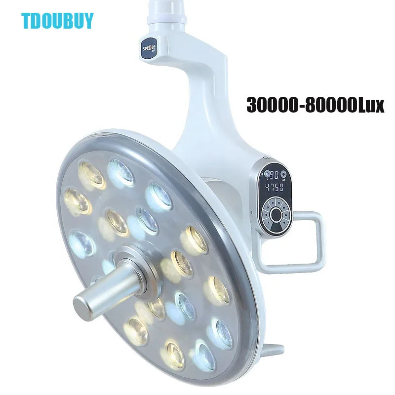 

TDOUBUY Oral Lamp 18 Bulbs Operating Led Surgical Light For Cure Dental Chair Unit Type (Lamp Head )