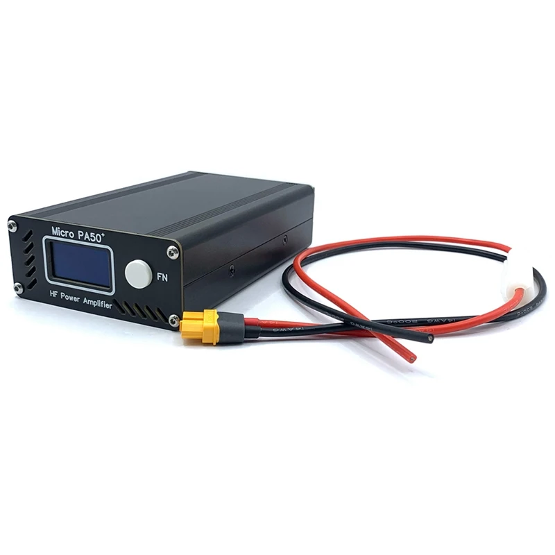 Amplifier Metal 1.3 Inch OLED Display Micro-PA50+ Shortwave HF Power 50W 3.5Mhz-28.5Mhz Power SWR Meter + LPF Filter For Radio
Amplifier Metal 1.3 Inch OLED Display Micro-PA50+ Shortwave HF Power 50W 3.5Mhz-28.5Mhz Power SWR Meter + LPF Filter For Radio