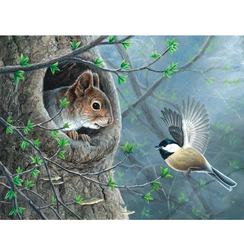 Sunature 5D Full Square Round Drills Squirrel Bird Diamond Painting Poured Glue Canvas
Sunature 5D Full Square Round Drills Squirrel Bird Diamond Painting Poured Glue Canvas