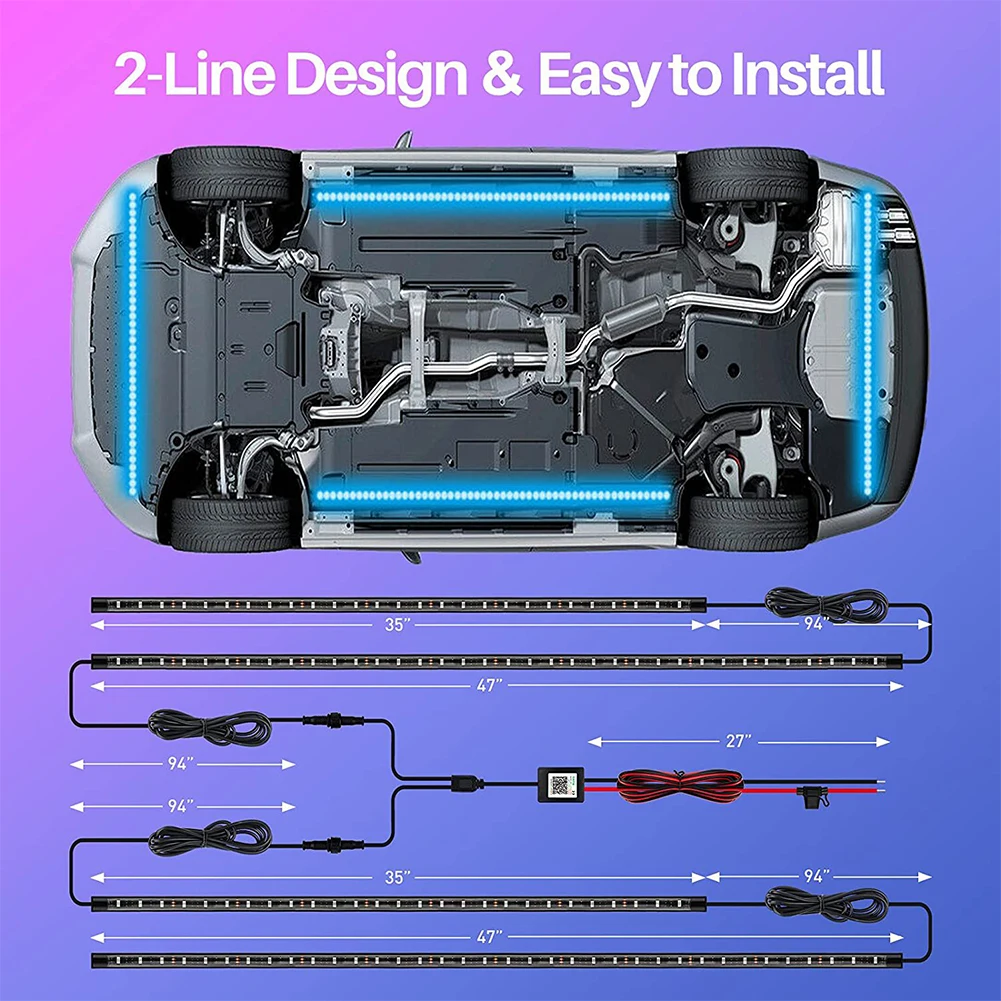 Neon Strip Light LED STRIP LIGHT Adjusts Flashing Dream Color RGB LED Music Light Strip Long Strip Music Dive Lights Brand New
Neon Strip Light LED STRIP LIGHT Adjusts Flashing Dream Color RGB LED Music Light Strip Long Strip Music Dive Lights Brand New