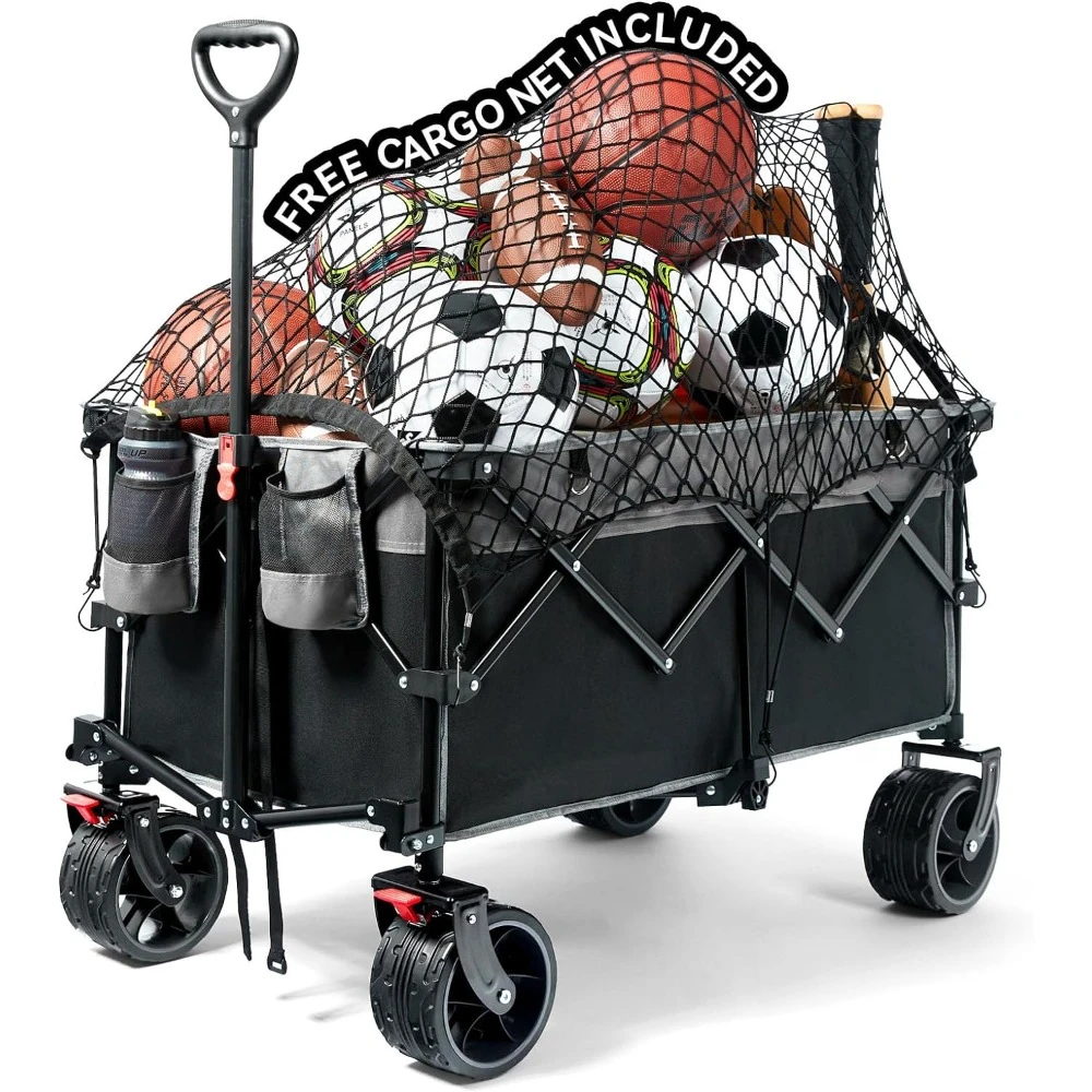 Garden Cart, Heavy Foldable Load 330lbs Capacity with Brakes, Portable Utility Folding Gardens Carts for Outdoor, Garden trailer
Garden Cart, Heavy Foldable Load 330lbs Capacity with Brakes, Portable Utility Folding Gardens Carts for Outdoor, Garden trailer