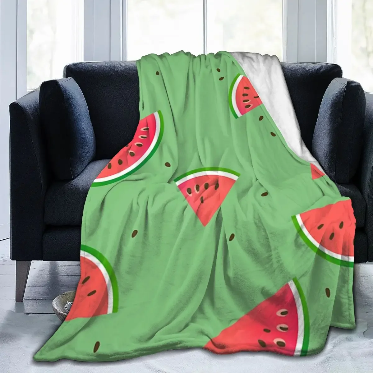 Fun Watermelon Slices Pattern Blankets Soft Warm Flannel Throw Blanket Bedspread for Bed Living room Picnic Travel Home Couch
Fun Watermelon Slices Pattern Blankets Soft Warm Flannel Throw Blanket Bedspread for Bed Living room Picnic Travel Home Couch