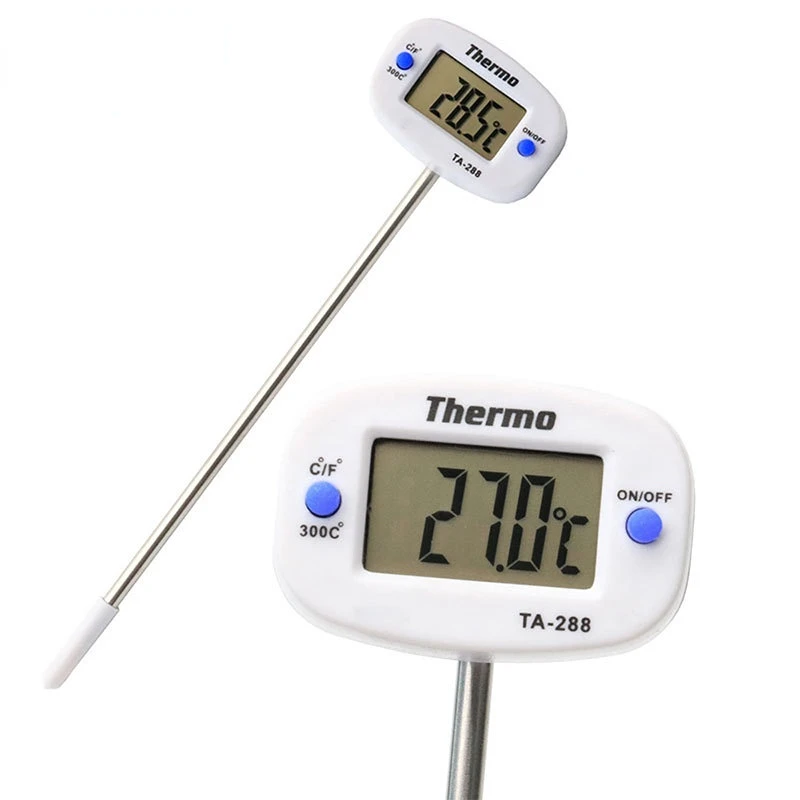 TA-288 Thermometer -50℃~300℃ Food Stainless Steel Probe Thermometer Electronic Digital Display Liquid Milk Thermometer Household
TA-288 Thermometer -50℃~300℃ Food Stainless Steel Probe Thermometer Electronic Digital Display Liquid Milk Thermometer Household