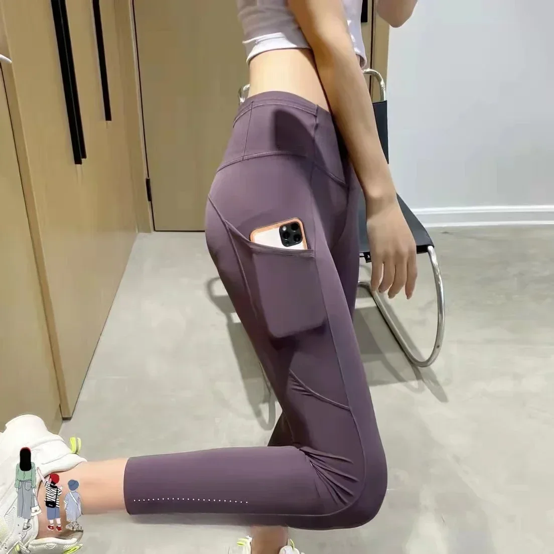 Lemon Women Fast Free Yoga Pants High Waist Elasticity Multi-pocket Workout Sports Leggings Casual Ankle Banded GymTrousers
Lemon Women Fast Free Yoga Pants High Waist Elasticity Multi-pocket Workout Sports Leggings Casual Ankle Banded GymTrousers