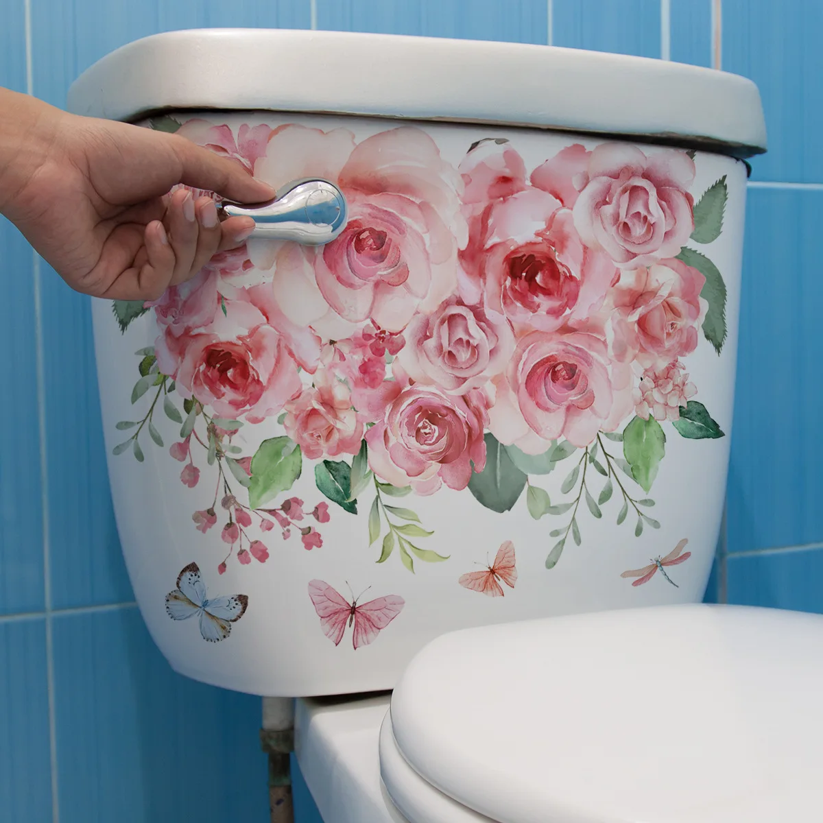 MS2381-KQ New Plants and Flowers Butterfly Dragonfly Toilet Stickers Bathroom Bathroom Decorative Wall Stickers Self Adhesive
MS2381-KQ New Plants and Flowers Butterfly Dragonfly Toilet Stickers Bathroom Bathroom Decorative Wall Stickers Self Adhesive
