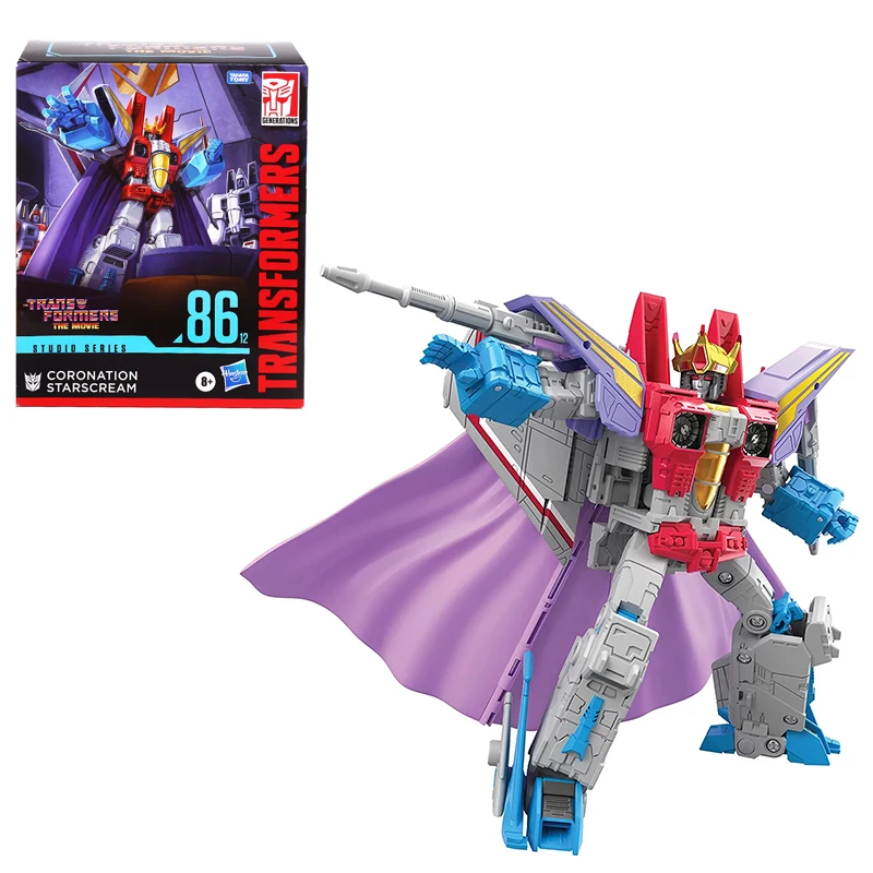 Transformers Studio Series 86-12 Leader Class The Transformers:The Movie 1986 Coronation Starscream Action Figure Model Toy Gift
Transformers Studio Series 86-12 Leader Class The Transformers:The Movie 1986 Coronation Starscream Action Figure Model Toy Gift