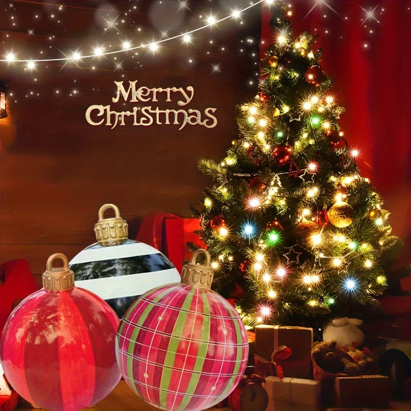 1Pc PVC Inflatable Christmas Ball 60cm Large Outdoor Fun Festive Atmosphere Printed Inflatable Christmas Decoration Ball
1Pc PVC Inflatable Christmas Ball 60cm Large Outdoor Fun Festive Atmosphere Printed Inflatable Christmas Decoration Ball