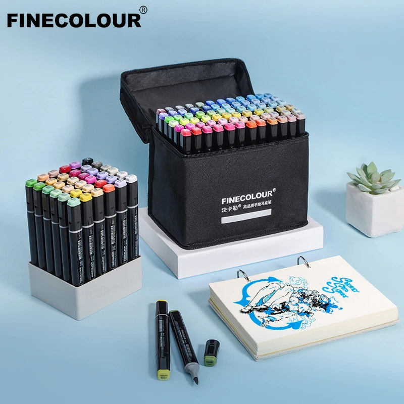 Finecolour EF102 Double Headed Soft Brush Alcohol Based Ink Marker Professional Sketch Painting Art Markers Pen
Finecolour EF102 Double Headed Soft Brush Alcohol Based Ink Marker Professional Sketch Painting Art Markers Pen