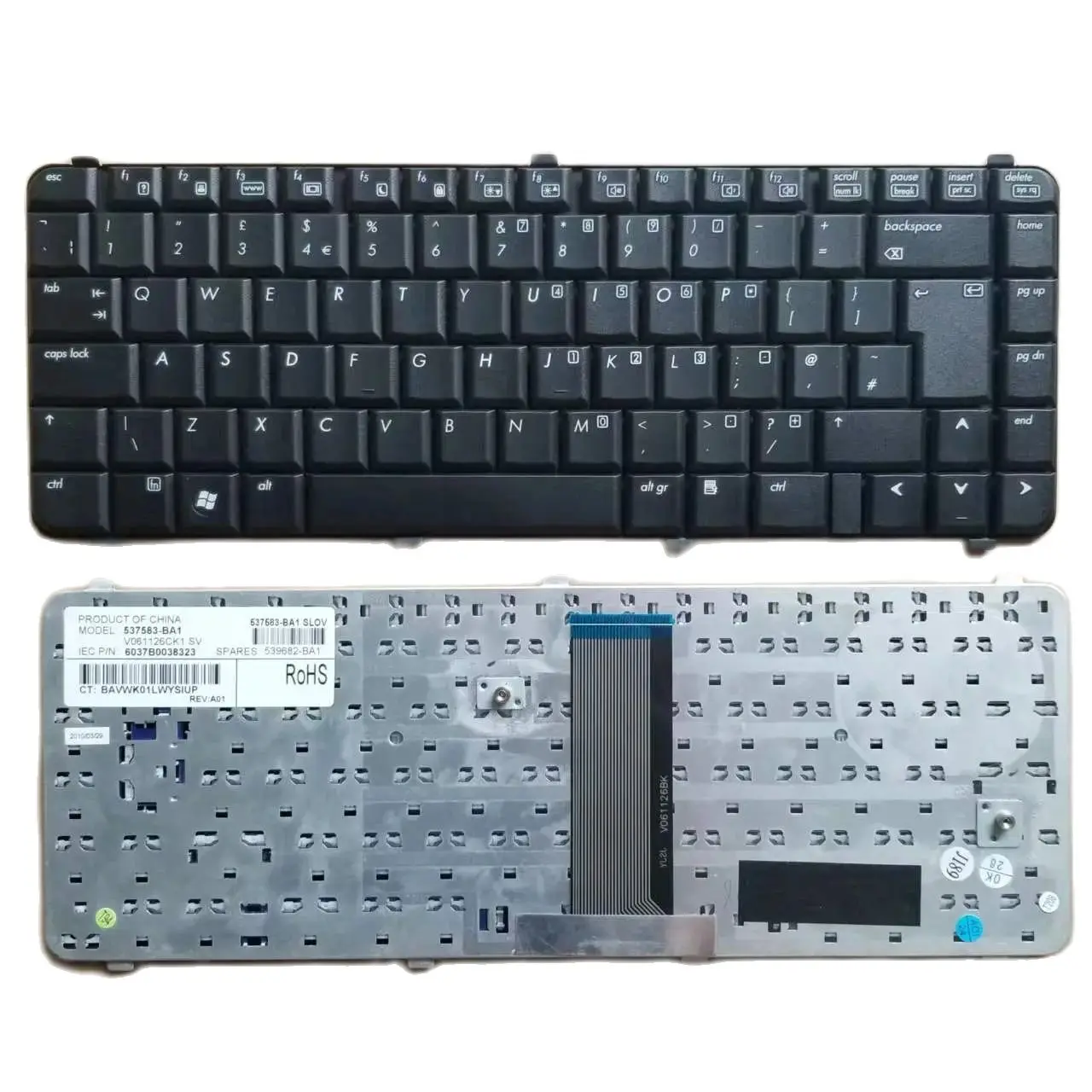 

Новая английская немецкая португальская тайская клавиатура для HP Compaq 511 515 516 610 615 CQ510 CQ511 CQ610 GR PO TI