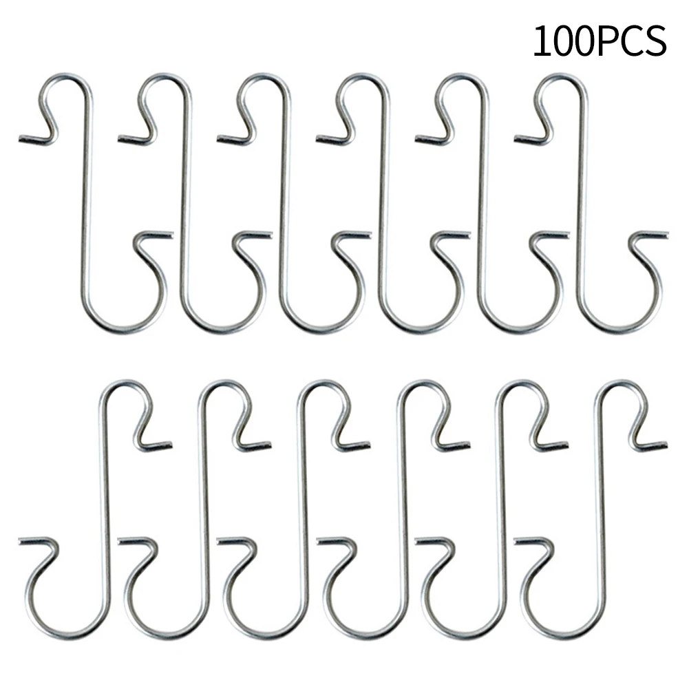 S-Shape Hanger Christmas Hook 100pcs Christmas Stocking Decoration Hook S Hook Ornaments Christmas Ball S Hook
S-Shape Hanger Christmas Hook 100pcs Christmas Stocking Decoration Hook S Hook Ornaments Christmas Ball S Hook