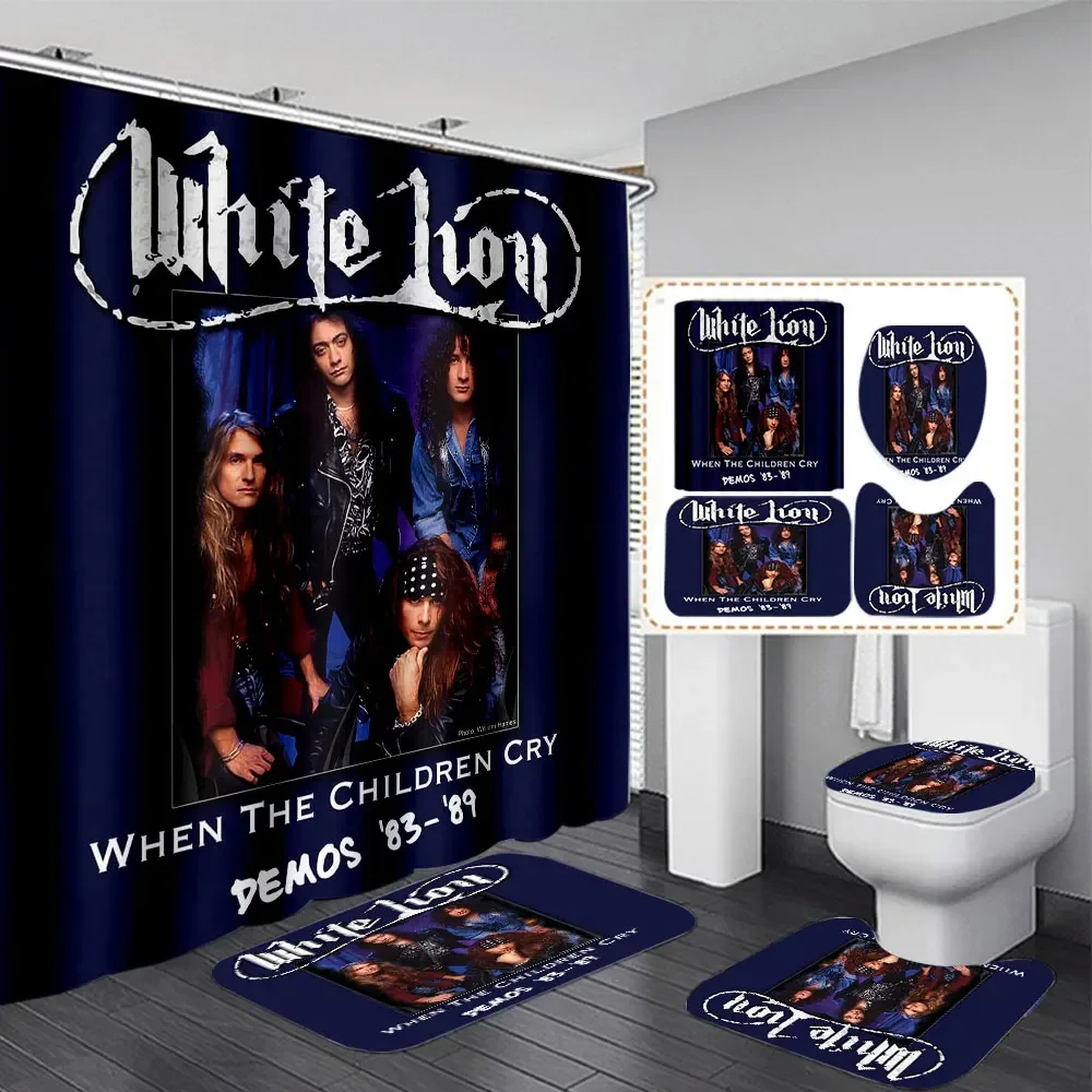 Водонепроницаемая занавеска для душа с 3D-принтом в виде белого льва, набор Противоскользящих ковриков для ванной комнаты, коврики для туалета K03
Водонепроницаемая занавеска для душа с 3D-принтом в виде белого льва, набор Противоскользящих ковриков для ванной комнаты, коврики для туалета K03