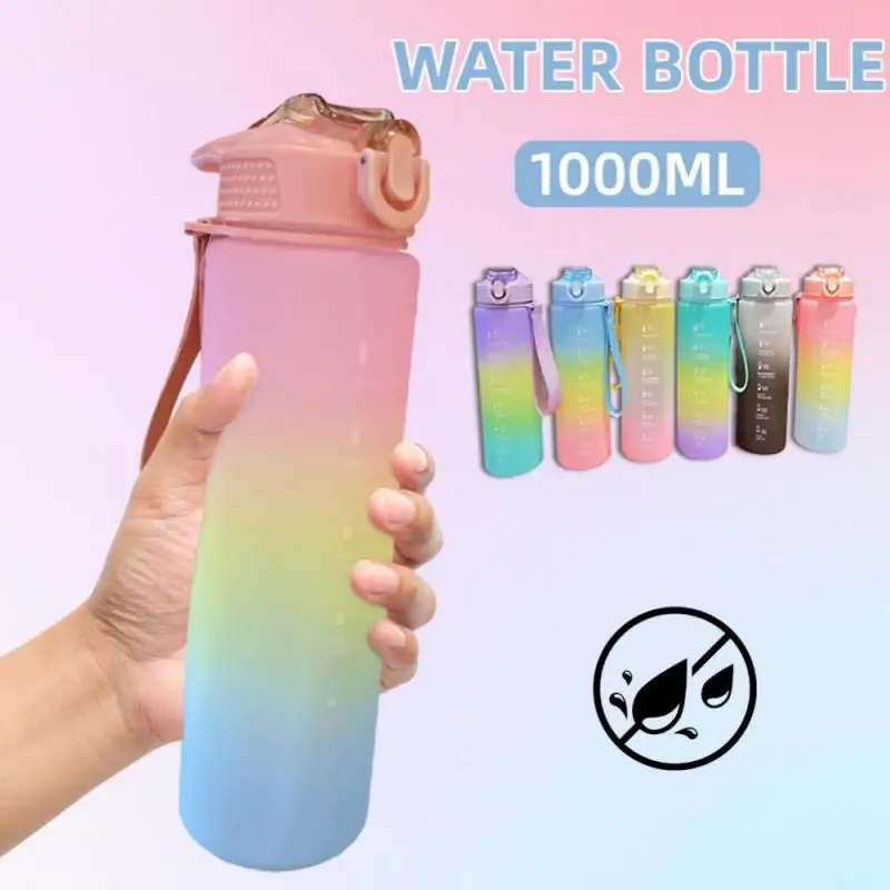 1000ML Water Bottle With Straw Motivational Sport Water Bottle Leakproof Drinking Bottles Outdoor Sport Fitness BPA Free Jugs
1000ML Water Bottle With Straw Motivational Sport Water Bottle Leakproof Drinking Bottles Outdoor Sport Fitness BPA Free Jugs