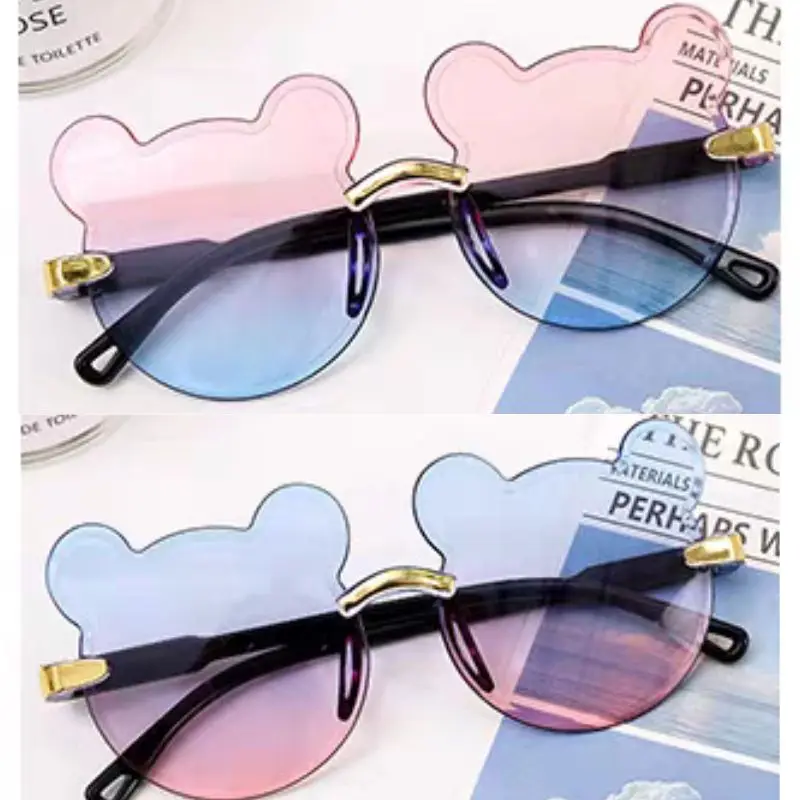 Fashion Brand Kids Sunglasses Cartoon Bear Shape Child Black Sun Glasses Anti-uv Baby Sun-shading Eyeglasses Girl Boy Sunglass
Fashion Brand Kids Sunglasses Cartoon Bear Shape Child Black Sun Glasses Anti-uv Baby Sun-shading Eyeglasses Girl Boy Sunglass