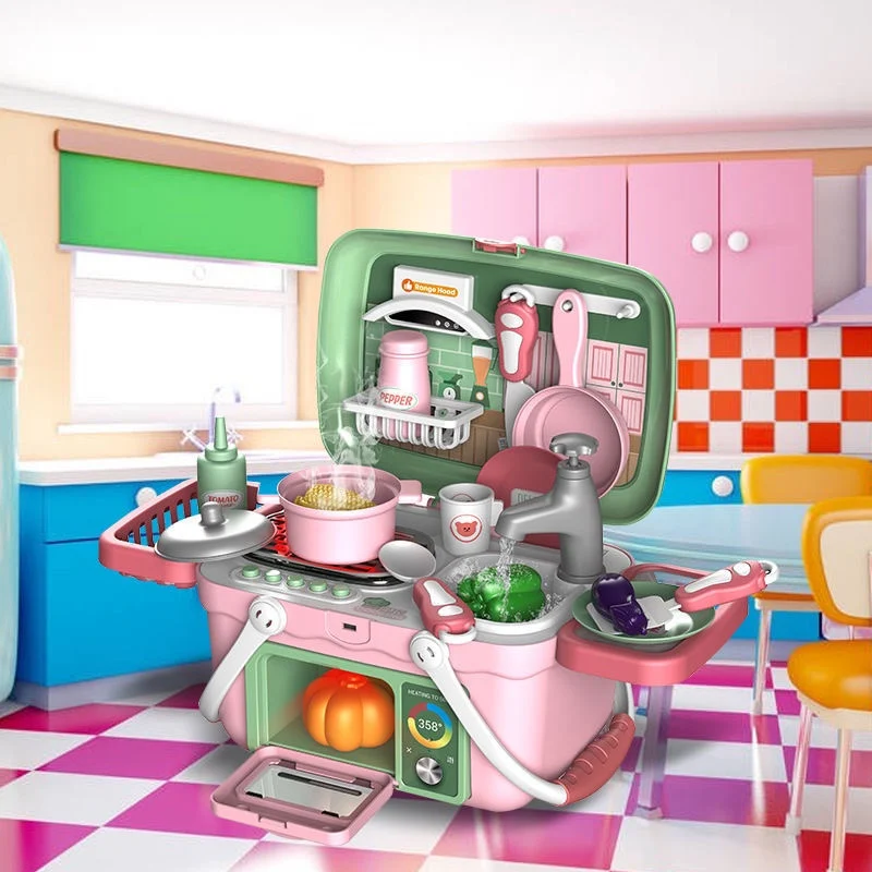 Children's Mini Kitchen Cooking Set Simulation Barbecue Cooking Food Girls Make up Doctor Toy Repair Tool Toy Real Playing Toy
Children's Mini Kitchen Cooking Set Simulation Barbecue Cooking Food Girls Make up Doctor Toy Repair Tool Toy Real Playing Toy