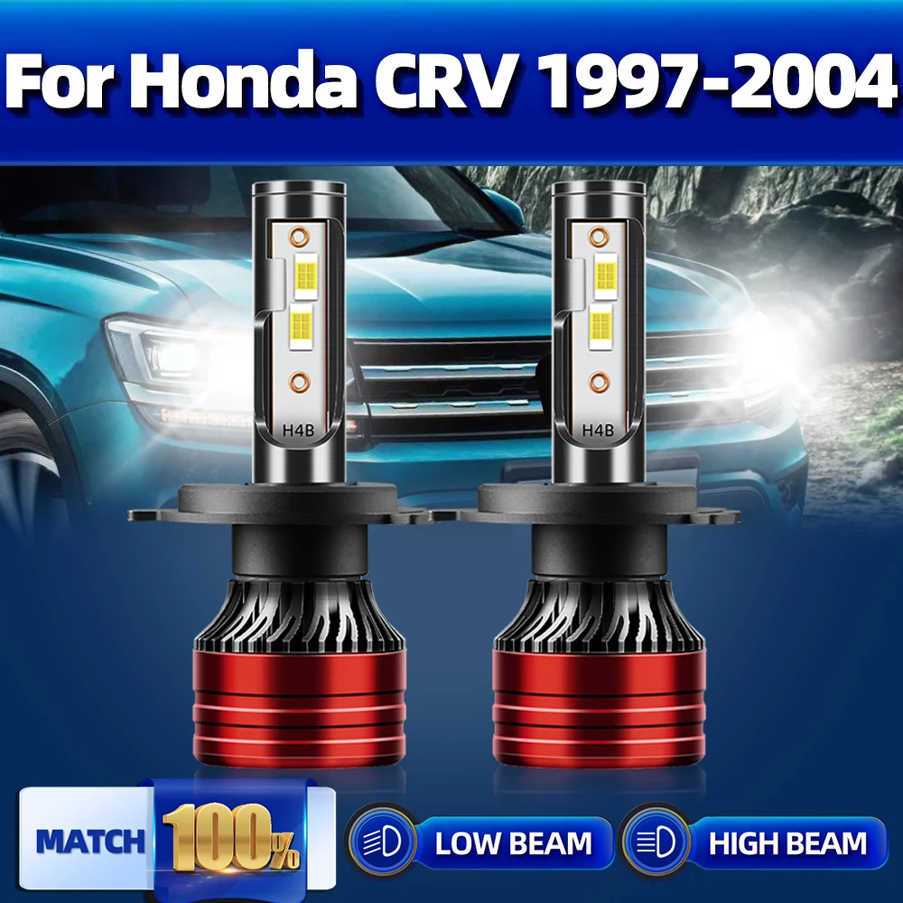 

120W 20000LM H4 LED Headlight Bulbs High Low Beam Car Lamp 12V 6000K White For Honda CRV 1997 1998 1999 2000 2001 2002 2003 2004