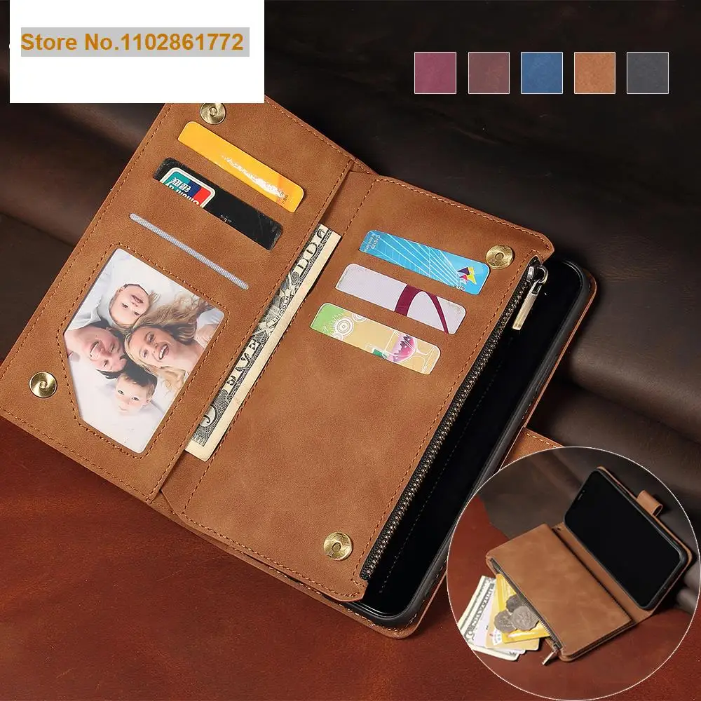 Luxury Flip Leather Case For iPhone 14 13 12 Mini 11 Pro XS Max XR X 8 7 SE 2020 2022 6 6s Plus Zipper Wallet Stand Phone Cover
Luxury Flip Leather Case For iPhone 14 13 12 Mini 11 Pro XS Max XR X 8 7 SE 2020 2022 6 6s Plus Zipper Wallet Stand Phone Cover
