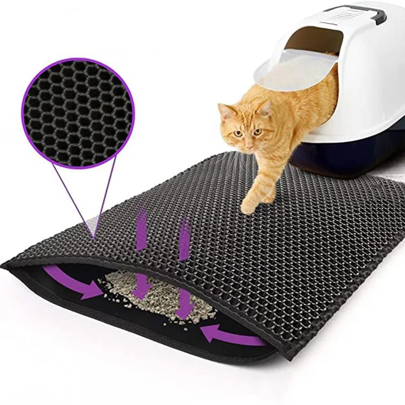 EVA Non-slip Cat Litter Mat Double Layer Waterproof Pet Litter Box Washable Bed Cleaning Mat Product
EVA Non-slip Cat Litter Mat Double Layer Waterproof Pet Litter Box Washable Bed Cleaning Mat Product