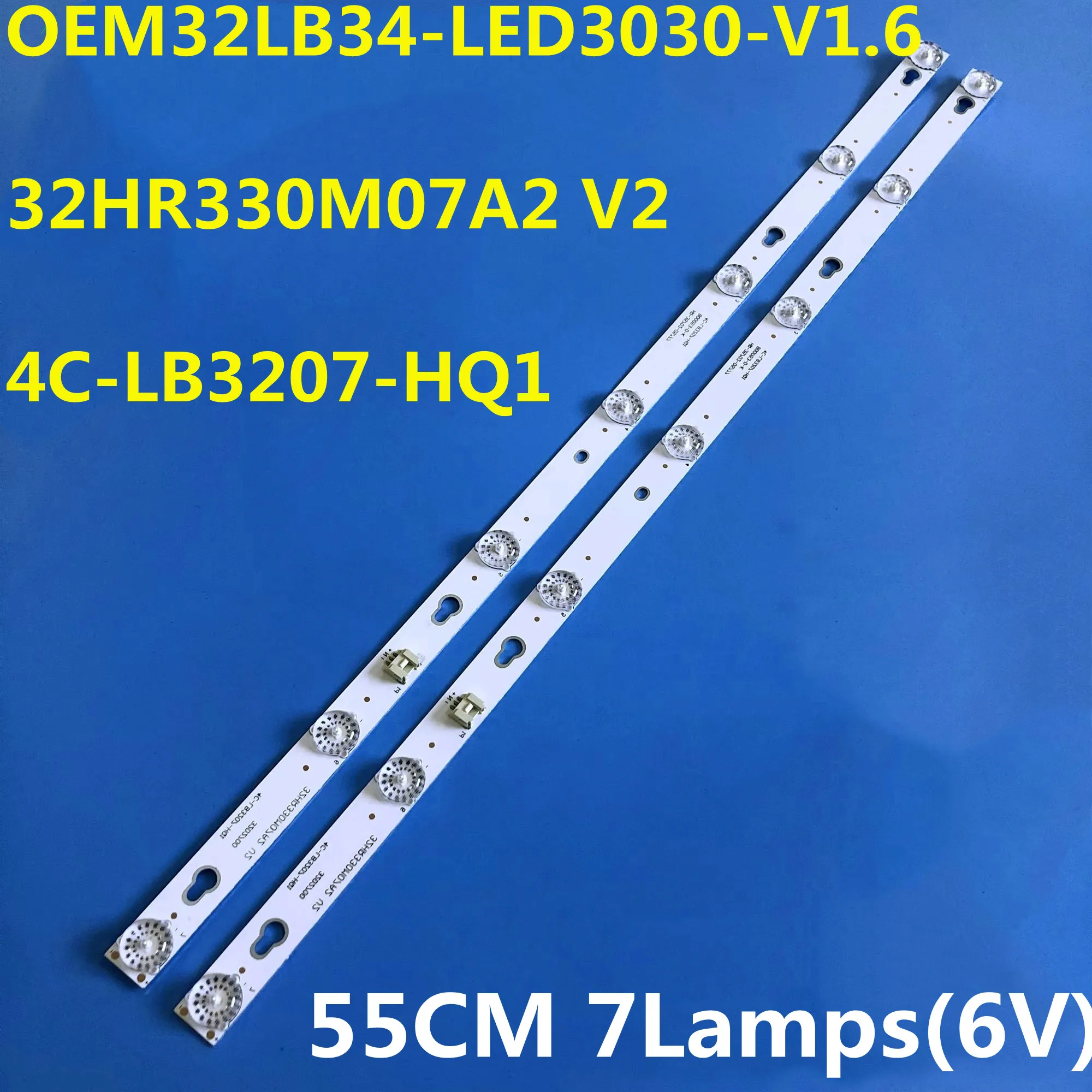 

20PCS LED Backlight Strip 32D1620 32HR330M07A2 4C-LB320T-ZM6 For 32S3750 32S3800 32M19 32M18 32M80A 32M81A D32A810 B32A739