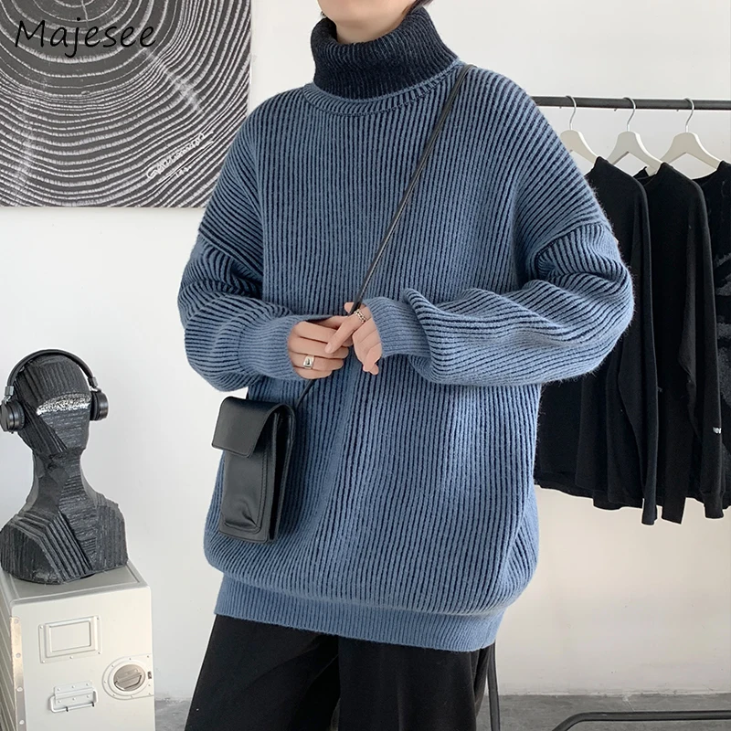 Men Pullovers Turtleneck Sweater Winter Thicker Warm Teens All-match Fashion Knitwear Japanese Stylish Dynamic Retro Baggy
Men Pullovers Turtleneck Sweater Winter Thicker Warm Teens All-match Fashion Knitwear Japanese Stylish Dynamic Retro Baggy