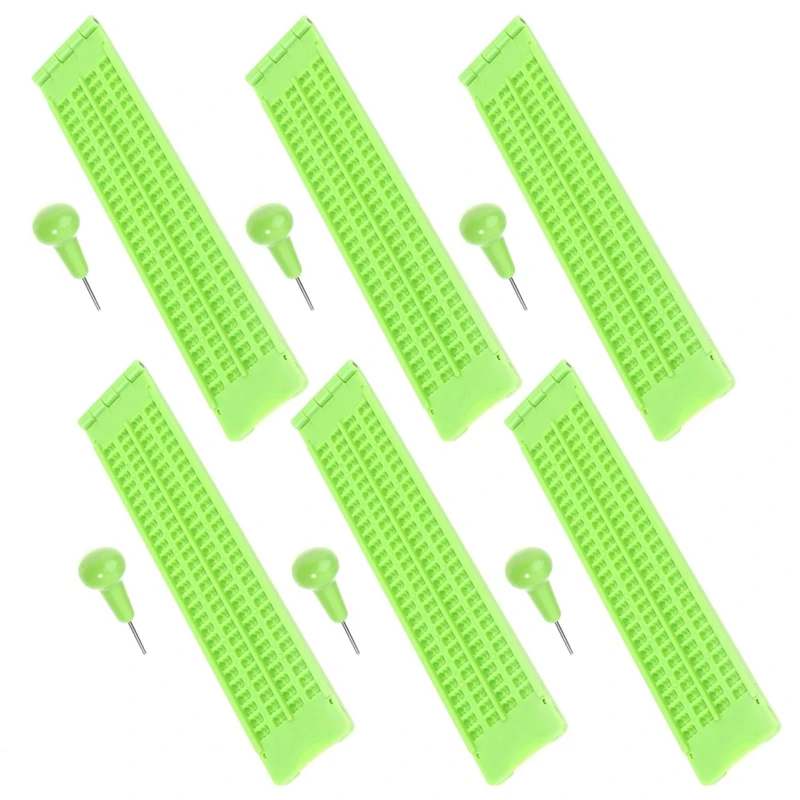 6X 4 Lines 28 Cells Braille Writing Board With Stylus Braille Slate Portable Practice For The Blind Learning Supplies
6X 4 Lines 28 Cells Braille Writing Board With Stylus Braille Slate Portable Practice For The Blind Learning Supplies