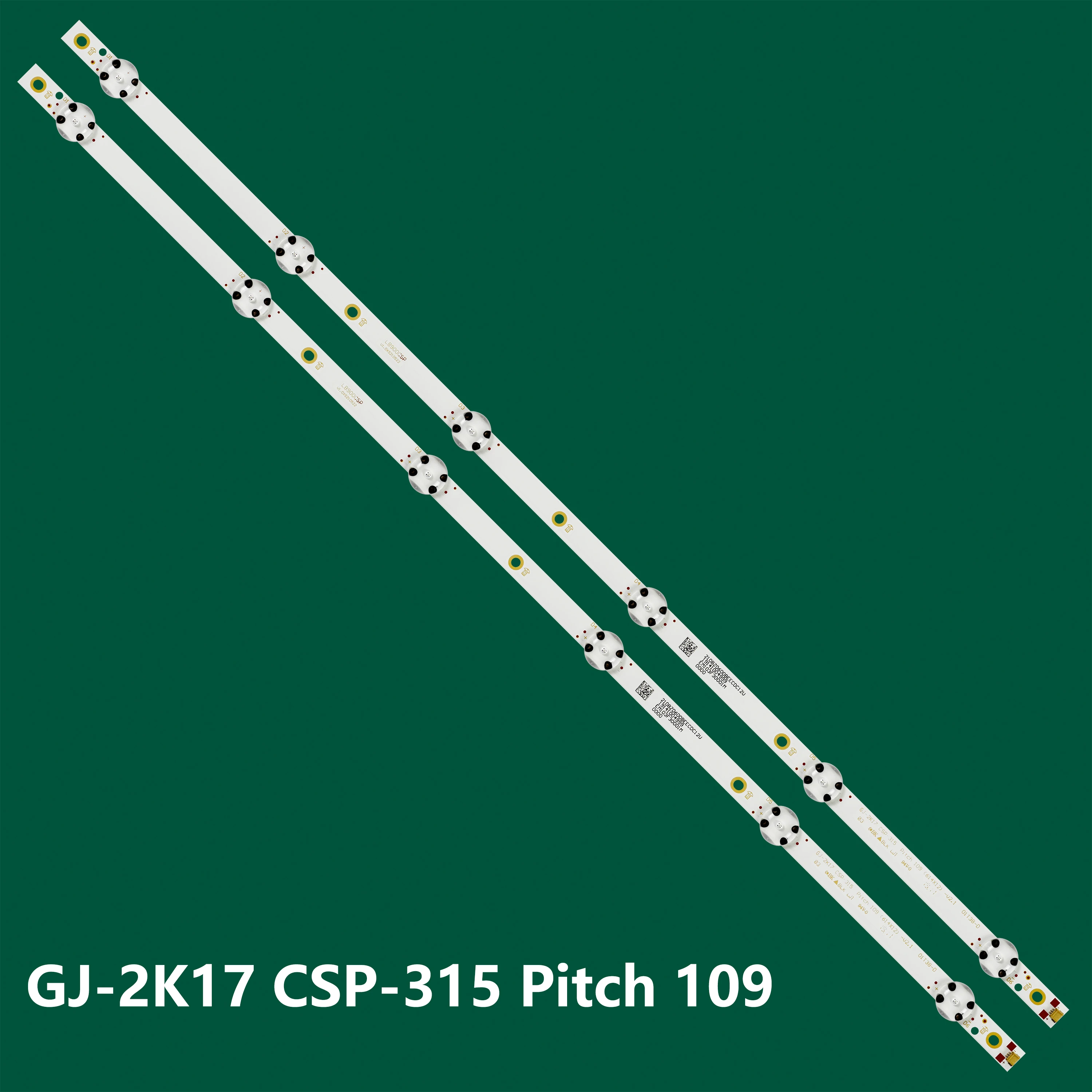 Светодиодная лента для подсветки для 32PHS4112, 32PHT4504, 32PHS4503, 32PHT4503, 32PHT4203, 32PHT4112/12 детской модели, шаг 109 01T38-A, 2 шт.
Светодиодная лента для подсветки для 32PHS4112, 32PHT4504, 32PHS4503, 32PHT4503, 32PHT4203, 32PHT4112/12 детской модели, шаг 109 01T38-A, 2 шт.