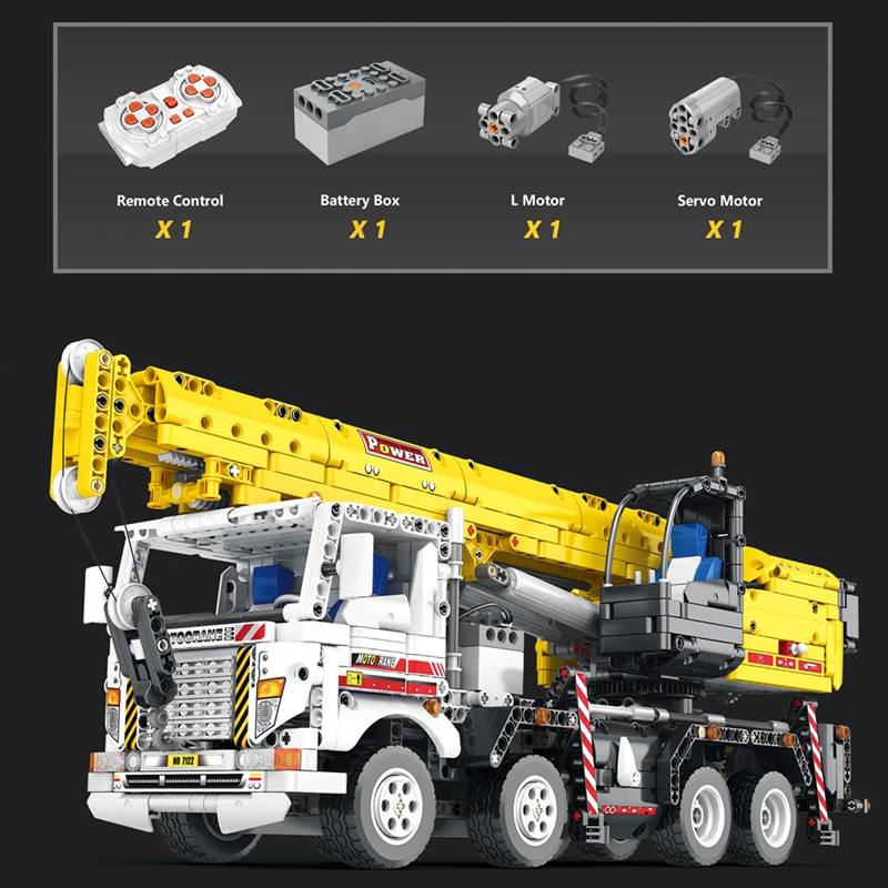 High-Tech 22007 2206Pcs RC APP Control Autocrane Car Model Building Blocks Bricks Kids Birthday Toys Christmas Gifts 42043 19007
High-Tech 22007 2206Pcs RC APP Control Autocrane Car Model Building Blocks Bricks Kids Birthday Toys Christmas Gifts 42043 19007