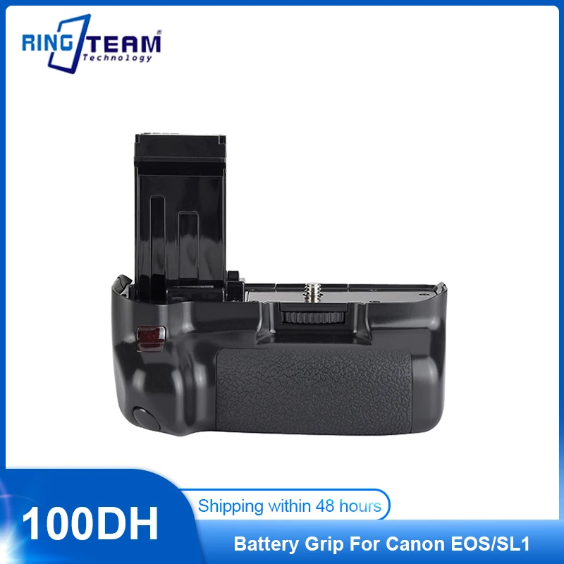 

10PCS BG-100D Battery Grip 100DH for CANON EOS 100D Rebel SL1 Digital Camera Work LP-E12 Battery Free Remote Control