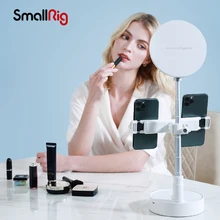 SmallRig Portable Beauty-enhancing Eye-caring LED Lamp Multiple Scenario for Vlog Work and Study Two Phone or One Tablet Install SmallRig Portable Beauty-enhancing Eye-caring LED Lamp Multiple Scenario for Vlog Work and Study Two Phone or One Tablet Install