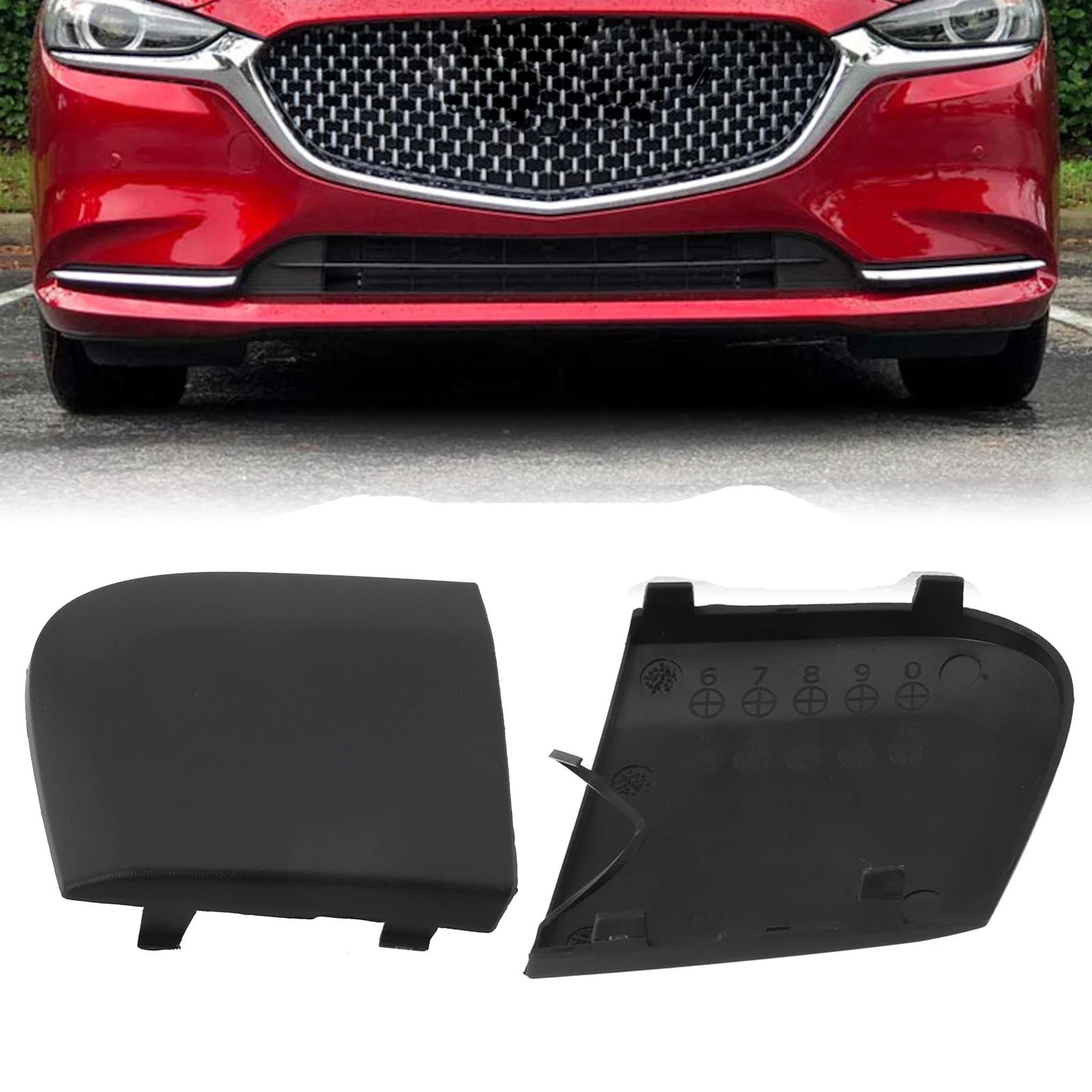 Auto Front Bumper Cover Cap Lower Grille Trim For Mazda 3 Axela 2014 2015 2016 BHN1-50-101 BHN1-50-102 Tow Hook Cap
Auto Front Bumper Cover Cap Lower Grille Trim For Mazda 3 Axela 2014 2015 2016 BHN1-50-101 BHN1-50-102 Tow Hook Cap