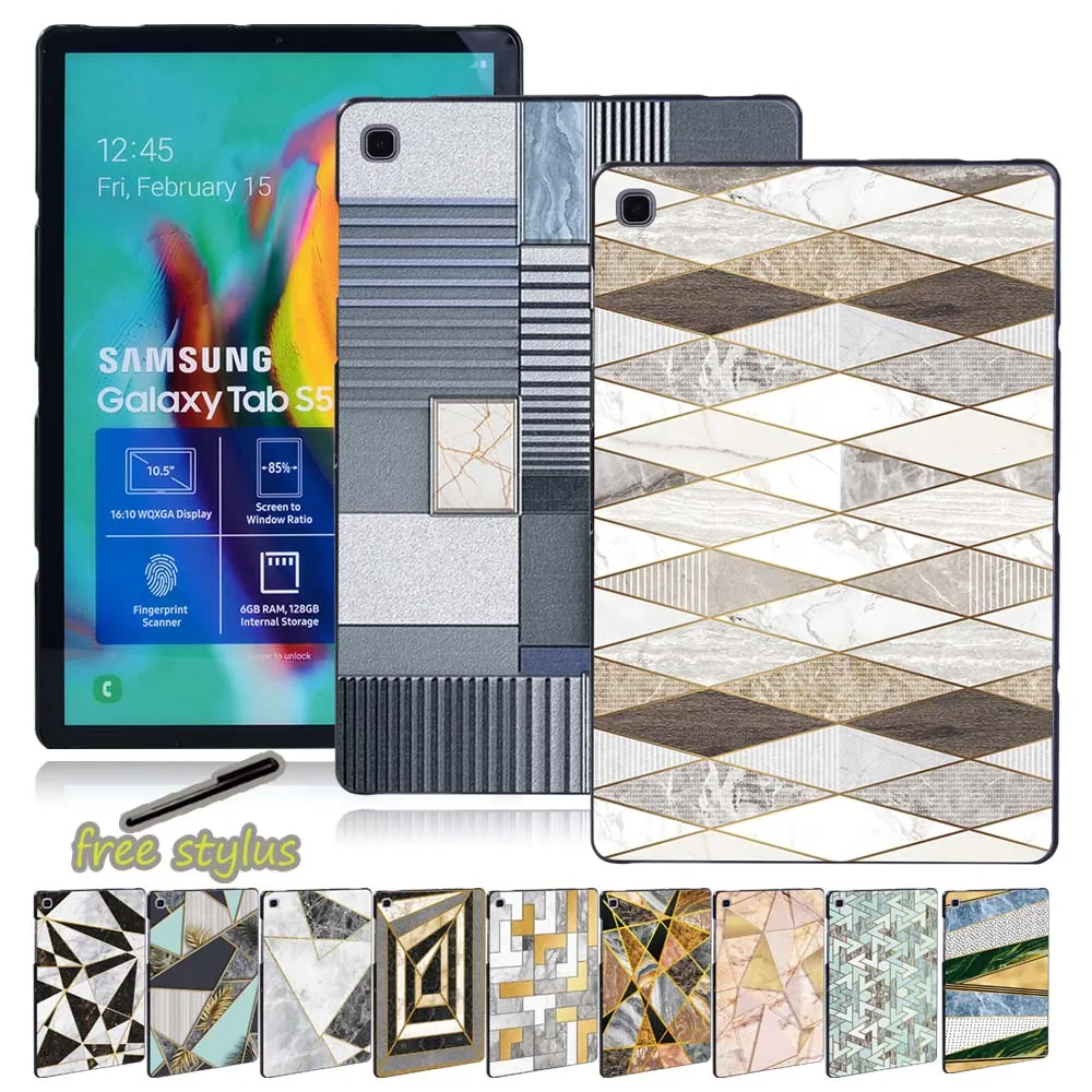 Tablet Hard Shell for Samsung Galaxy Tab S6 T860 T865/Tab S4 T830 T835 10.5" Geometry Series Protective Back Case + Free Stylus
Tablet Hard Shell for Samsung Galaxy Tab S6 T860 T865/Tab S4 T830 T835 10.5" Geometry Series Protective Back Case + Free Stylus