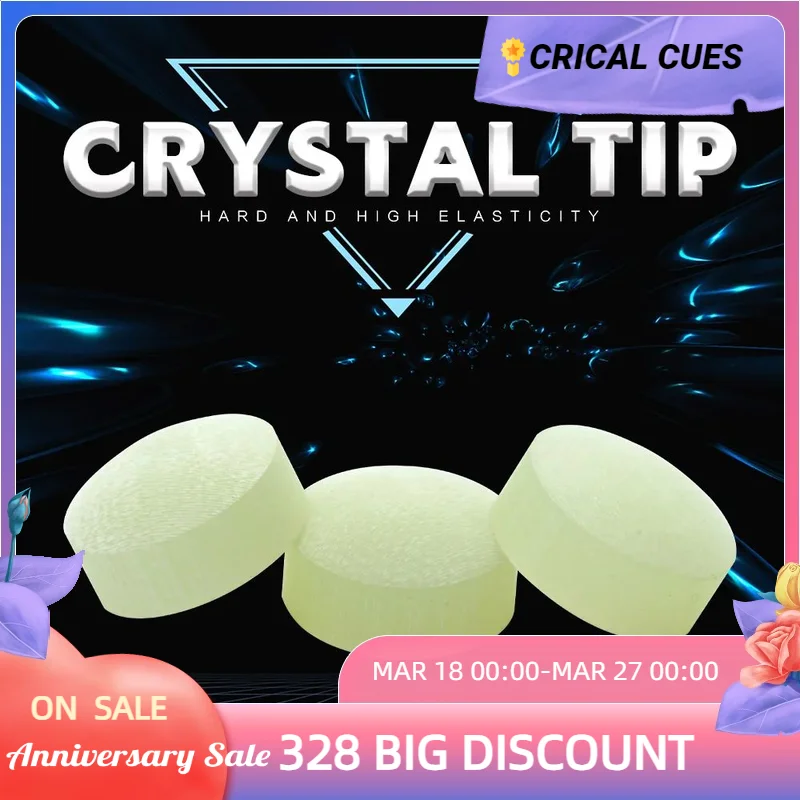 G10 Gue Tip Break & Jump Tips Crystal Fiber Tips14.2mm Hard for Punch Cues Jump Cues Made in TAIWAN Pool Billiards Accessories
G10 Gue Tip Break & Jump Tips Crystal Fiber Tips14.2mm Hard for Punch Cues Jump Cues Made in TAIWAN Pool Billiards Accessories