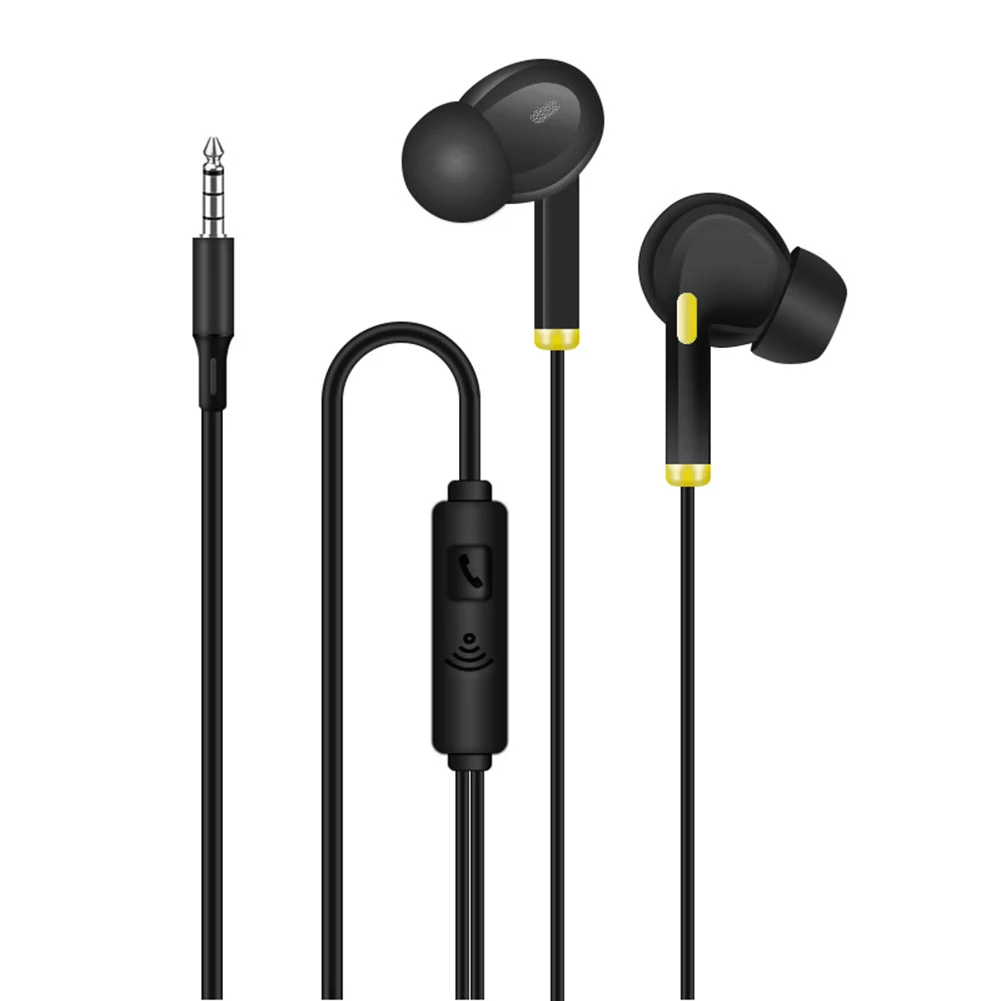 Intelligent Noise Reduction Wire Controlled Wired Earphones In-Ear Noise Canceling Wired Headphones With Mic For Mobile Phones
Intelligent Noise Reduction Wire Controlled Wired Earphones In-Ear Noise Canceling Wired Headphones With Mic For Mobile Phones