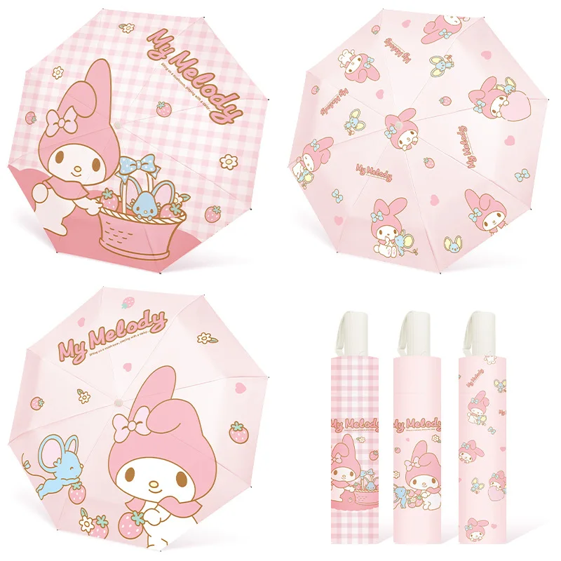 Мультяшный уличный зонтик Sanrio аниме Hellokitty My Melody Cinnamoroll милый портативный складной зонтик Летний солнцезащитный подарок для девочки
Мультяшный уличный зонтик Sanrio аниме Hellokitty My Melody Cinnamoroll милый портативный складной зонтик Летний солнцезащитный подарок для девочки