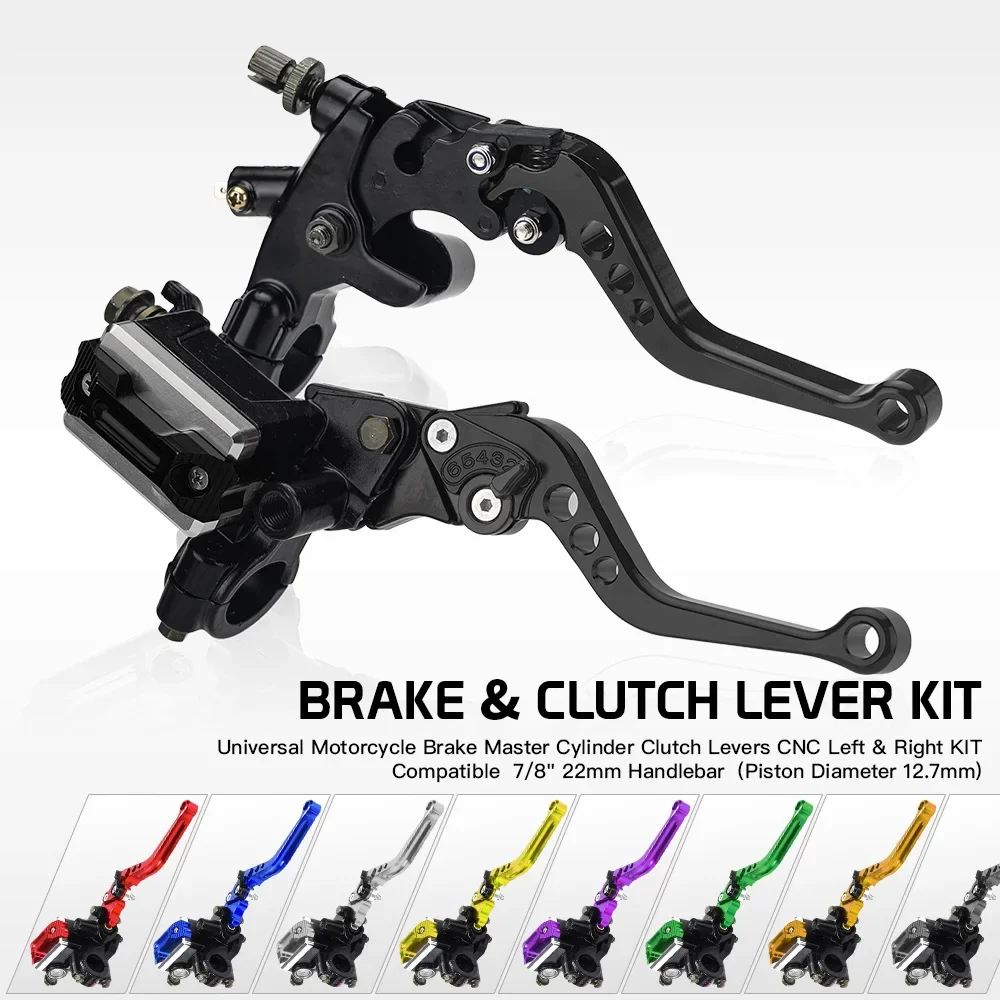 Motorcycle Clutch Hydraulic Disc Brake Master Cylinder CNC Lever Kit Universal 22mm Front Brake Upper Pump Handbrake Assembly
Motorcycle Clutch Hydraulic Disc Brake Master Cylinder CNC Lever Kit Universal 22mm Front Brake Upper Pump Handbrake Assembly