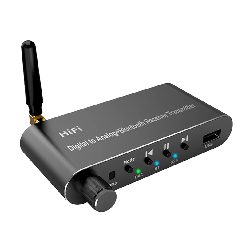 Bluetooth Audio Adapter Coxial/Optical Adapter Digital To Analog Converter With Remote Control
Bluetooth Audio Adapter Coxial/Optical Adapter Digital To Analog Converter With Remote Control