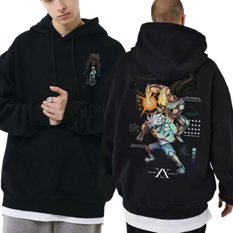 Anime Hunter X Hunter GON·FREECSS Killua Zoldyck Alluka Zoldyck Graphic Hoodie Autumn Winter Men Women Vintage Manga Sweatshirt
Anime Hunter X Hunter GON·FREECSS Killua Zoldyck Alluka Zoldyck Graphic Hoodie Autumn Winter Men Women Vintage Manga Sweatshirt
