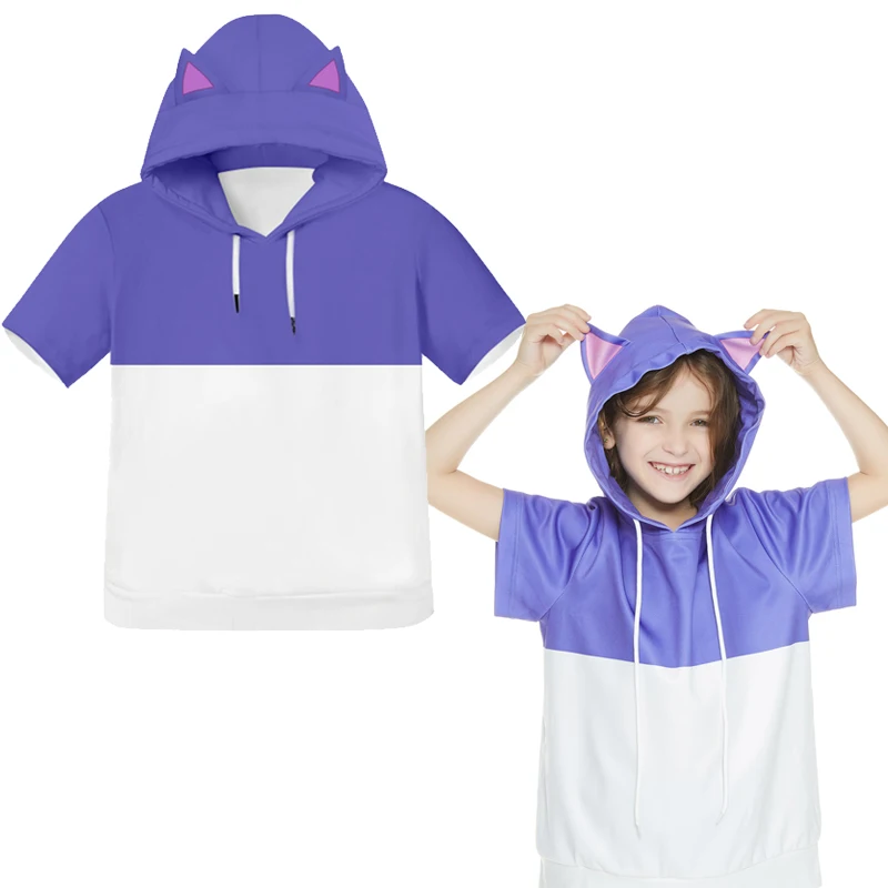 Luz Noceda Cosplay Hooded T-shirt The Owl Cos House Role Play For Kids Girls 3D Printed Short Sleeve Hoodie Casual Shirts
Luz Noceda Cosplay Hooded T-shirt The Owl Cos House Role Play For Kids Girls 3D Printed Short Sleeve Hoodie Casual Shirts